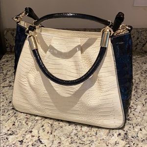 Brahmin Back & Ivory Handbag - NWOT - Imperfect